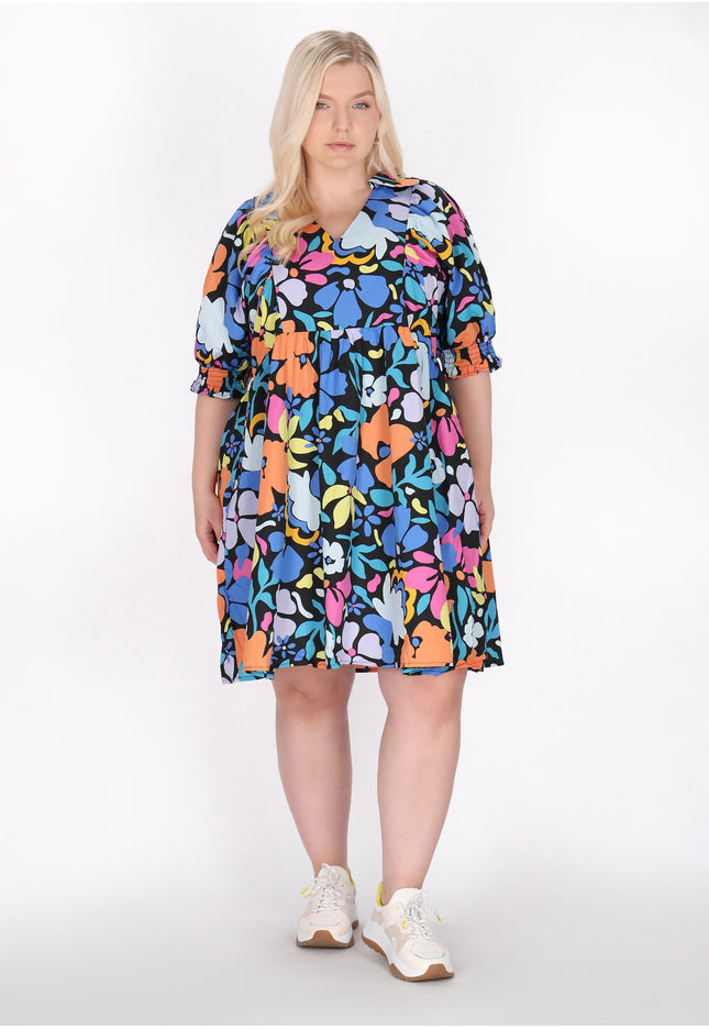 myMo Damen Plus Size Kleid