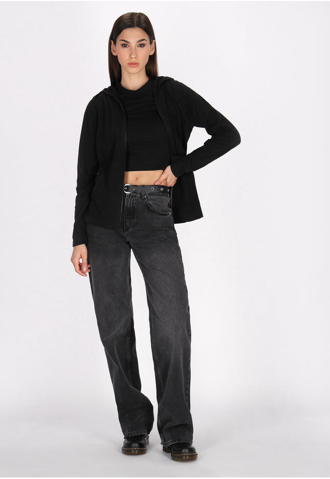 myMo ROCKS Damen Fleecejacke