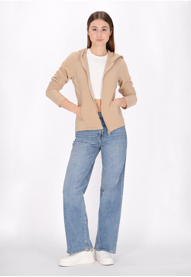 myMo Damen Fleecejacke