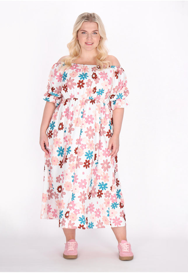 myMo Damen Plus Size Kleid
