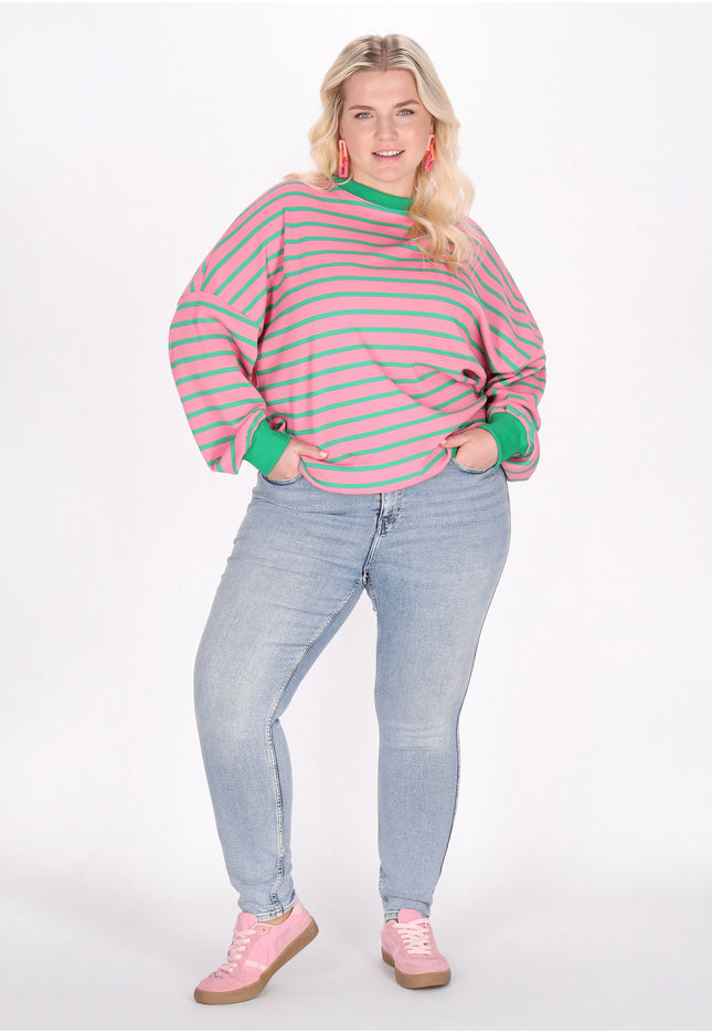 myMo Damen Sweatshirt in Übergrößen