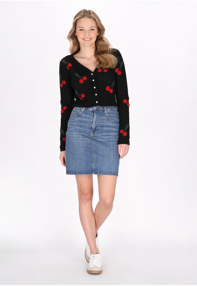 myMo Damen Strickjacke