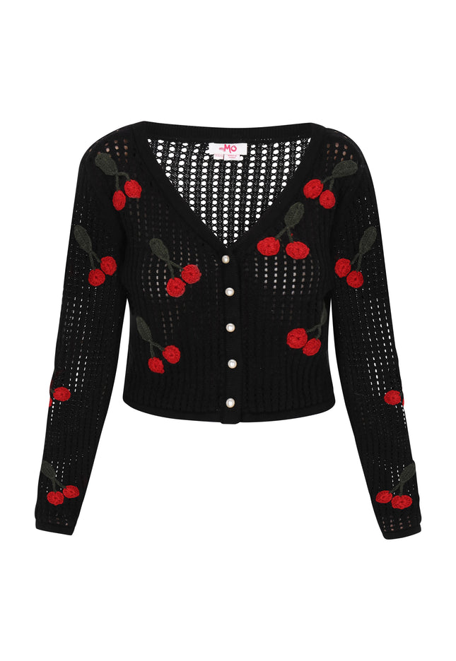 myMo Damen Strickjacke