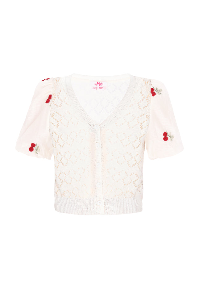 myMo Damen Strickjacke