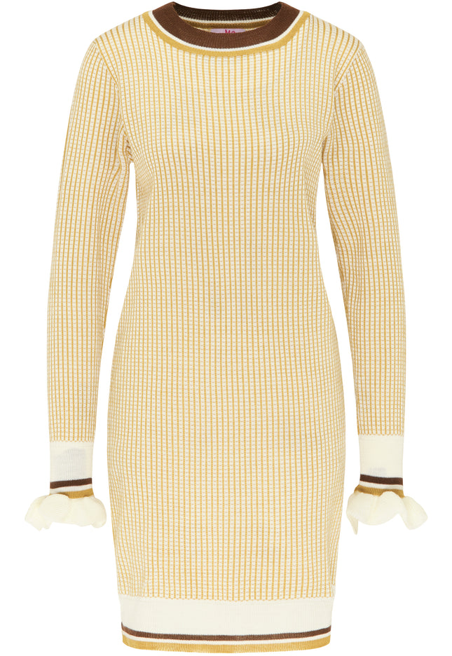 myMo Damen Strick Kleid