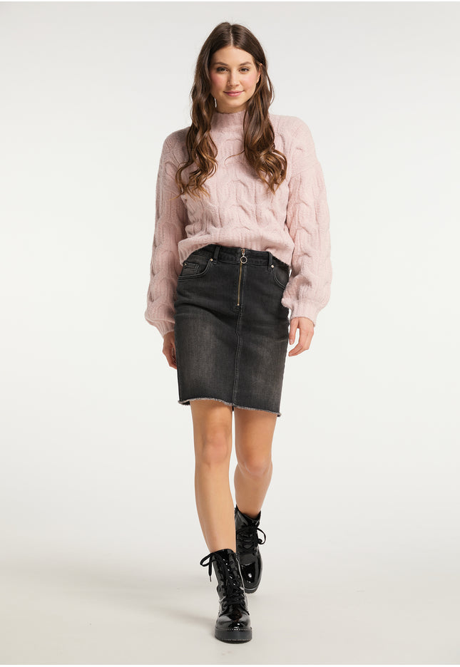 myMo Damen Strickpullover
