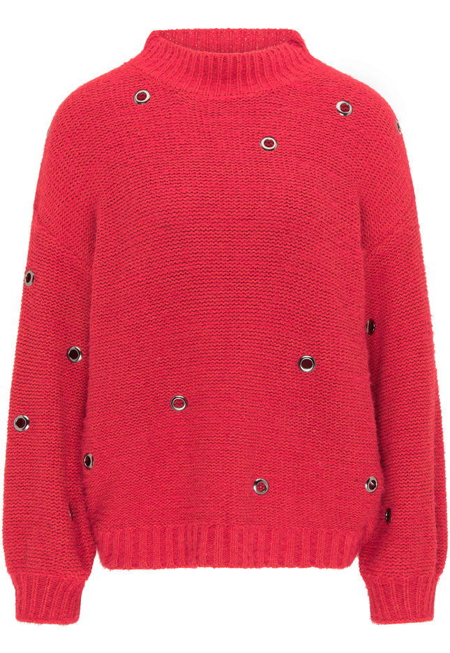 myMo ROCKS Damski Sweter Dzianinowy