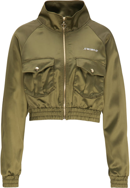 myMo Damen Cropped Jacke