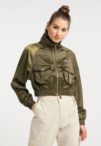 myMo Damen Cropped Jacke
