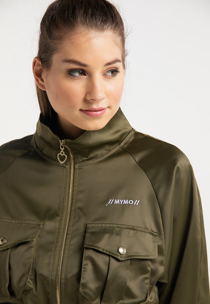 myMo Damen Cropped Jacke