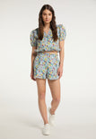 Light Blue Multicolored