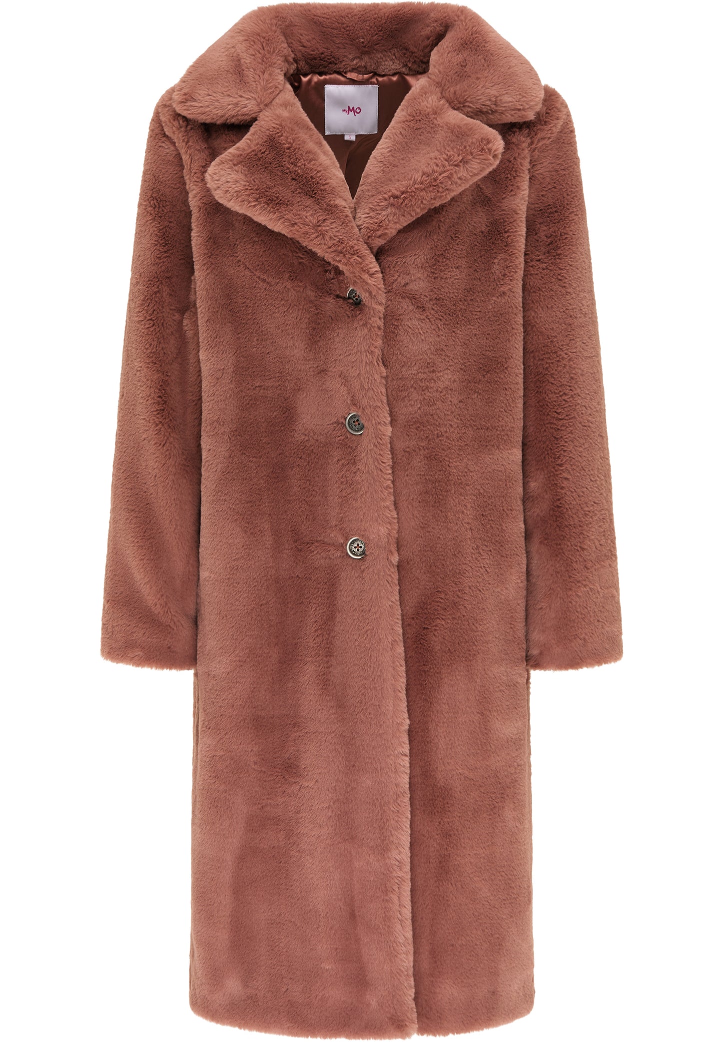 myMo damski płaszcz ze sztucznego futra