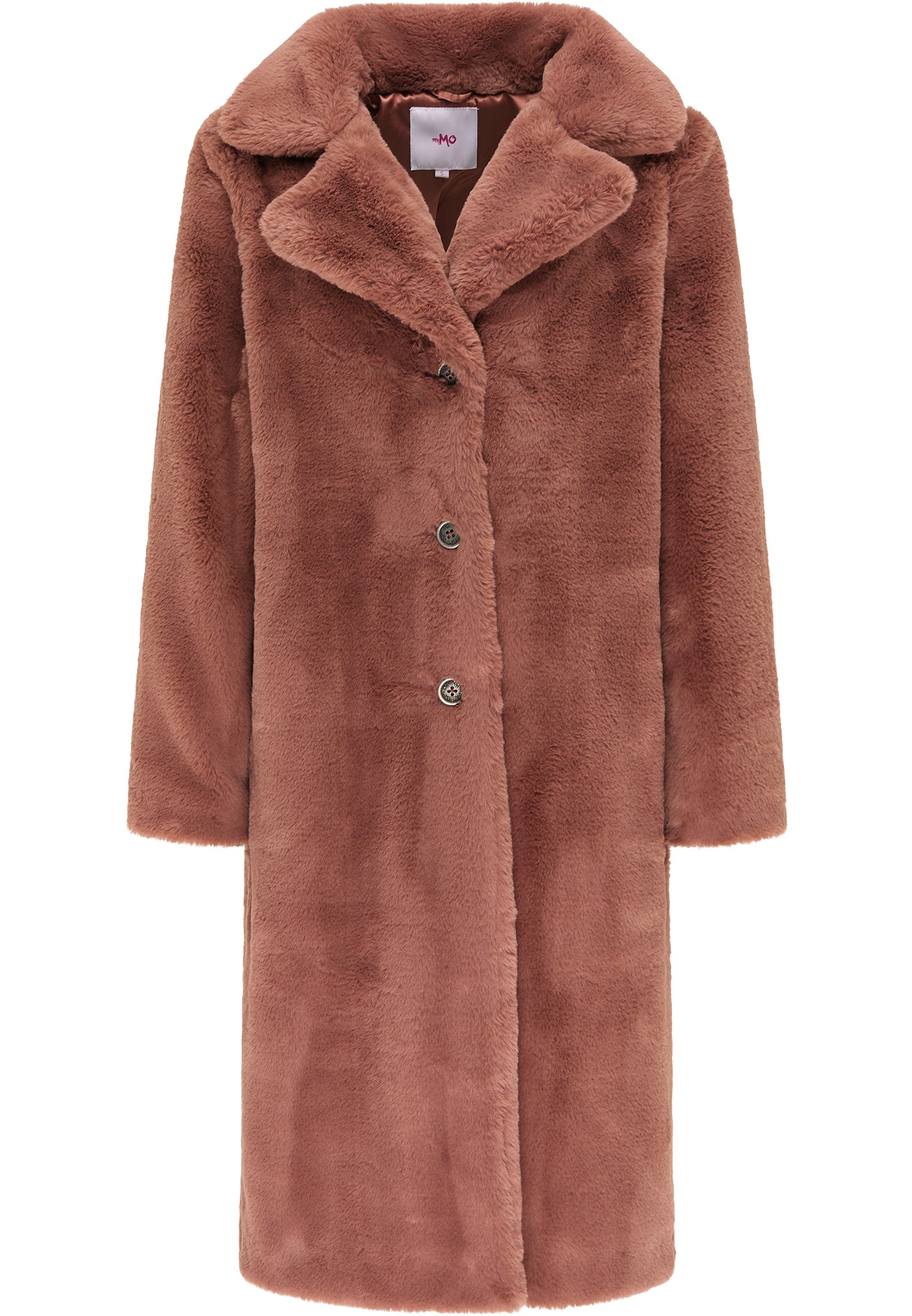 myMo damski płaszcz ze sztucznego futra