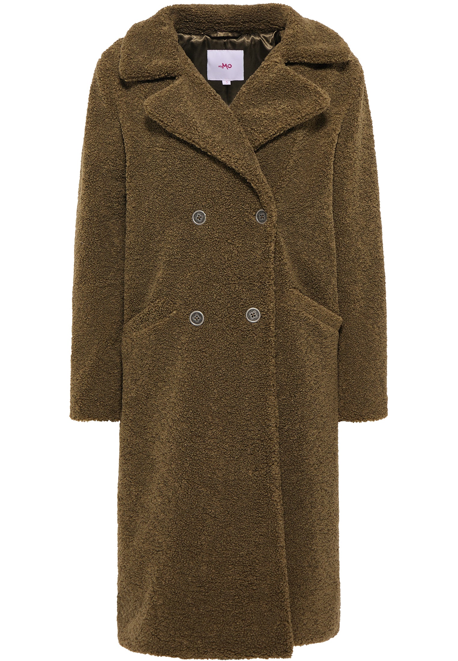 myMo damski płaszcz z sztucznej wełny