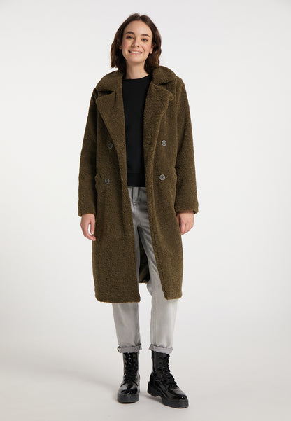 myMo damski płaszcz z sztucznej wełny