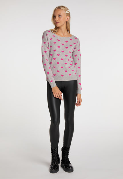 myMo at night Damski Sweter Dzianinowy