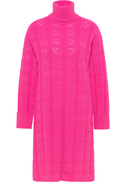 myMo Damen Strick Kleid