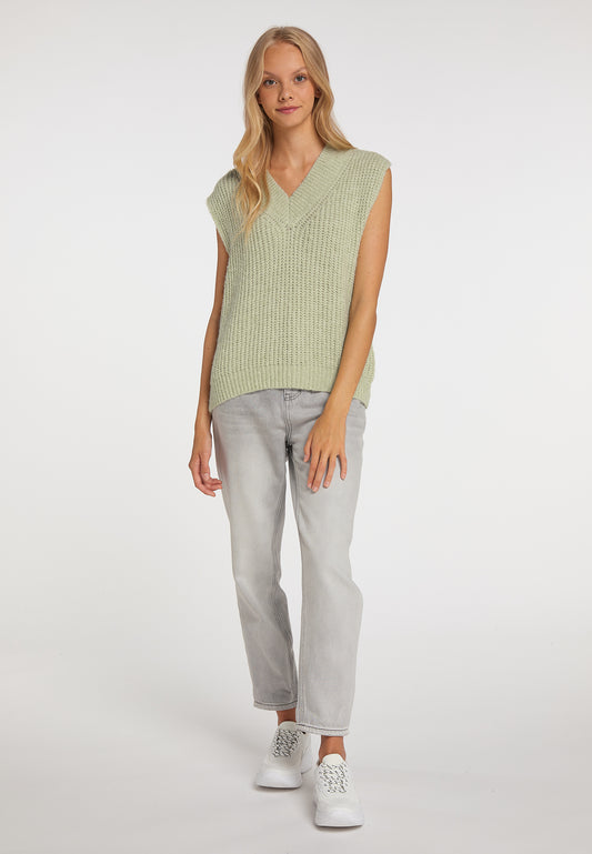 myMo damski sweter bez rękawów