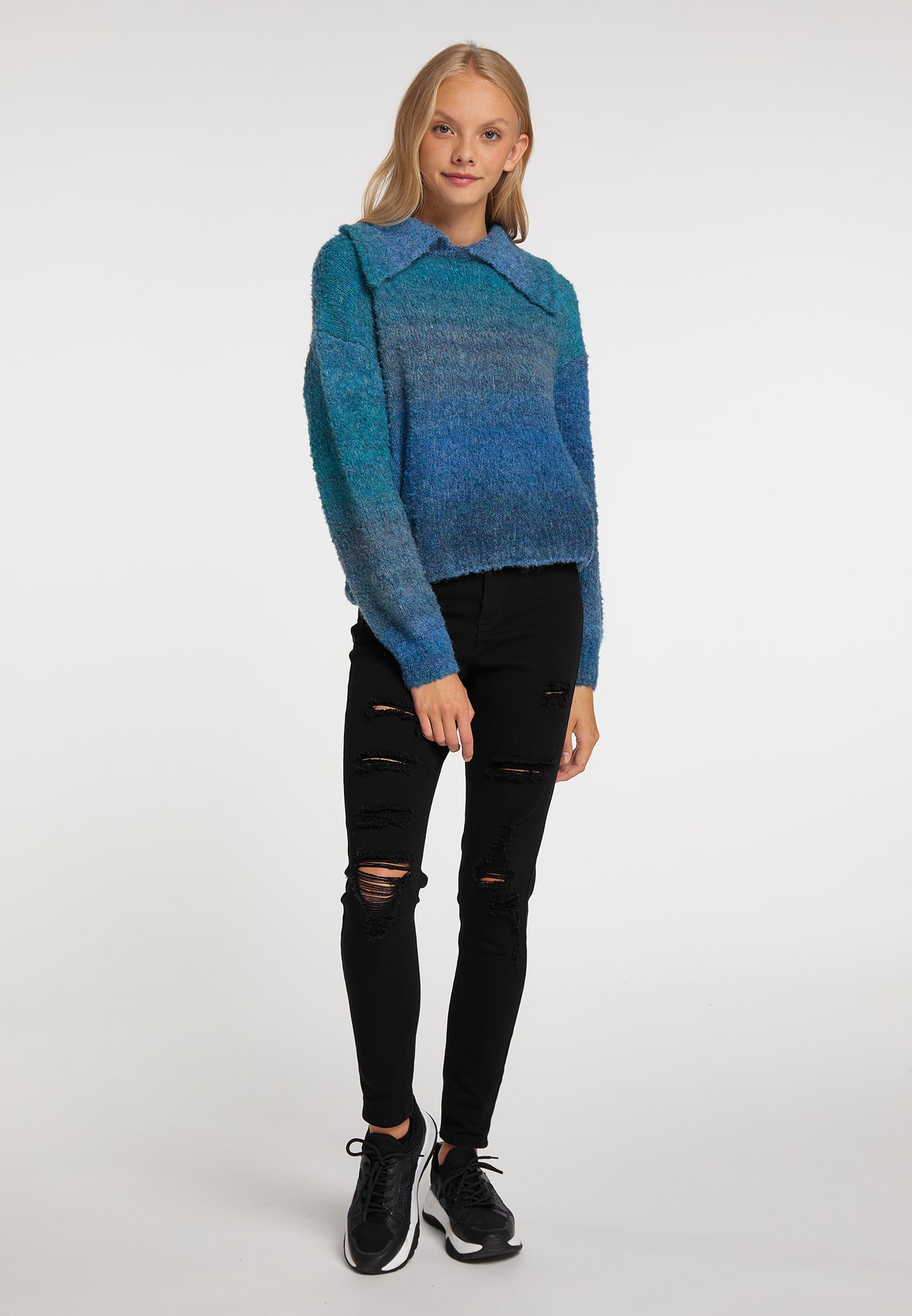 myMo damski sweter dzianinowy