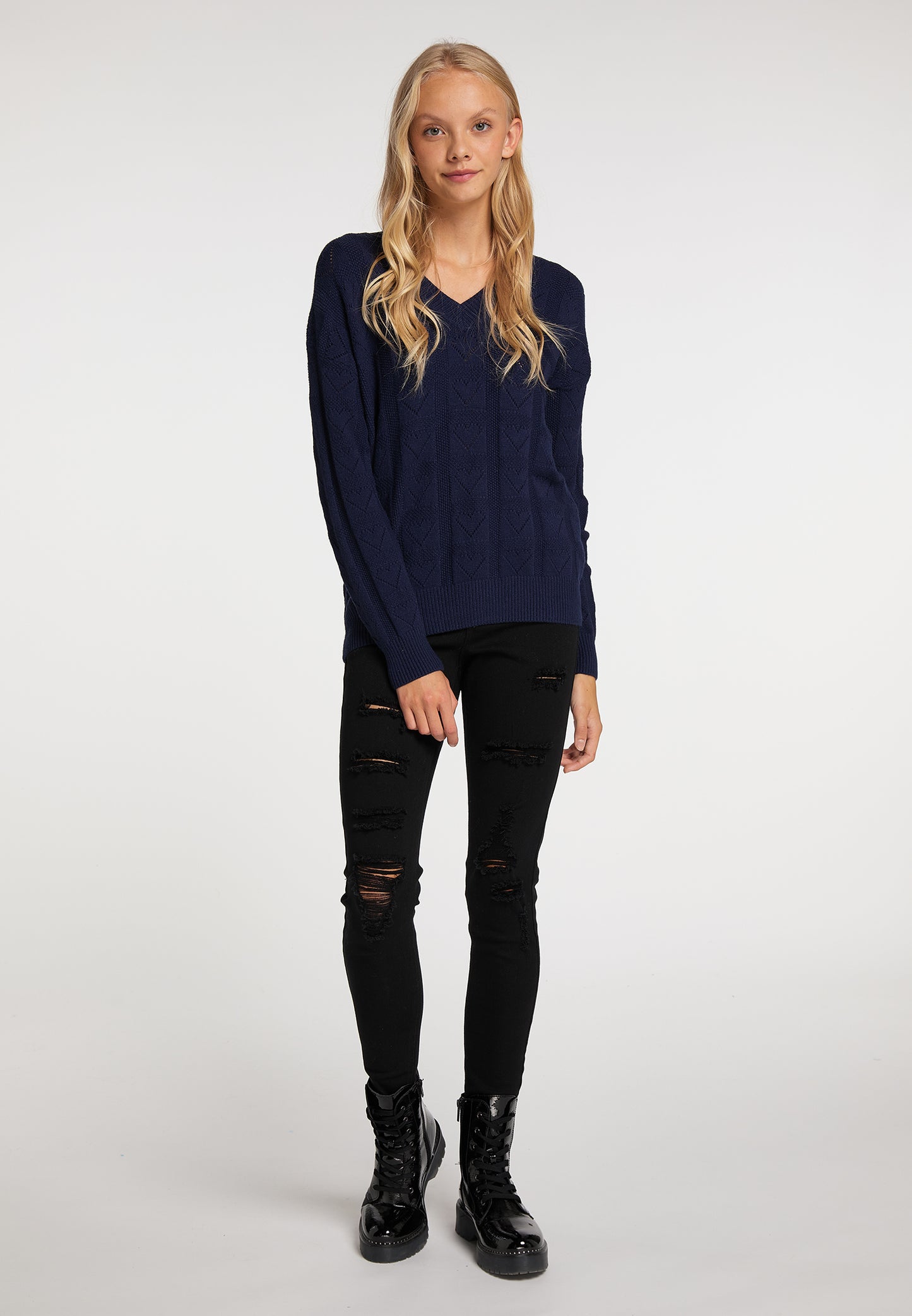 myMo damski sweter dzianinowy