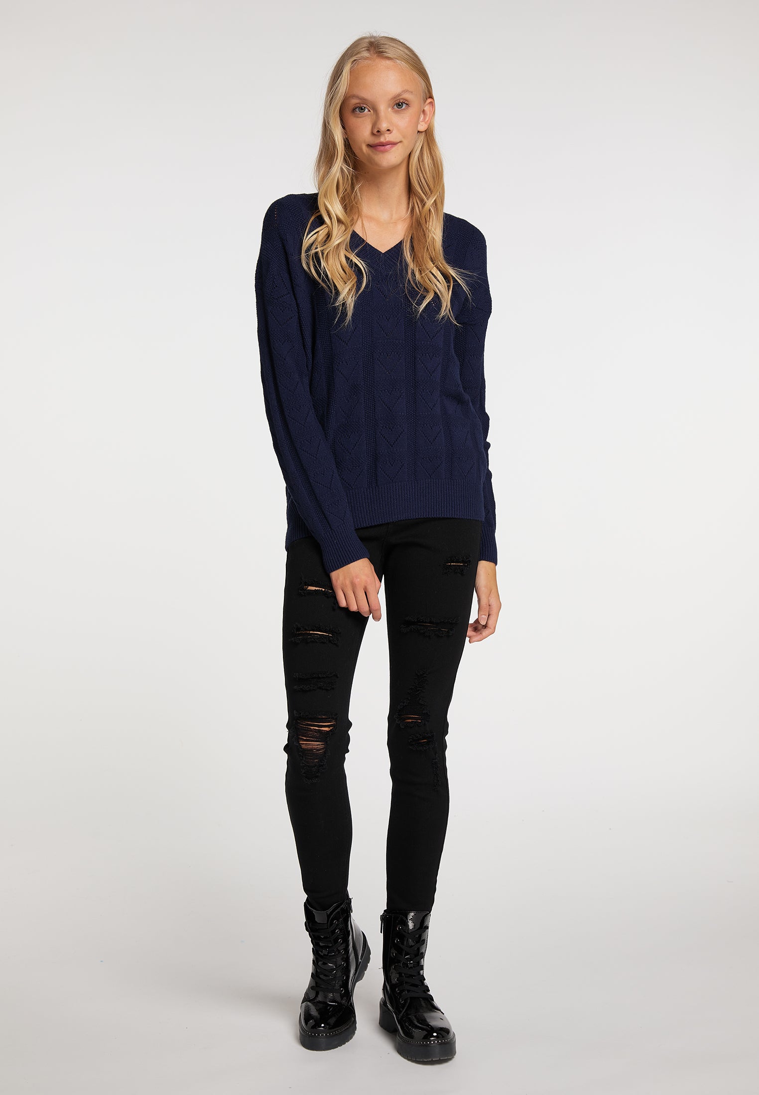 myMo damski sweter dzianinowy