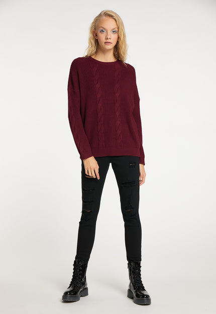 myMo ROCKS Damski Sweter Dziany