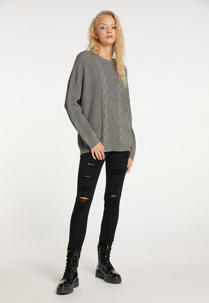 myMo ROCKS Damski Sweter Dziany