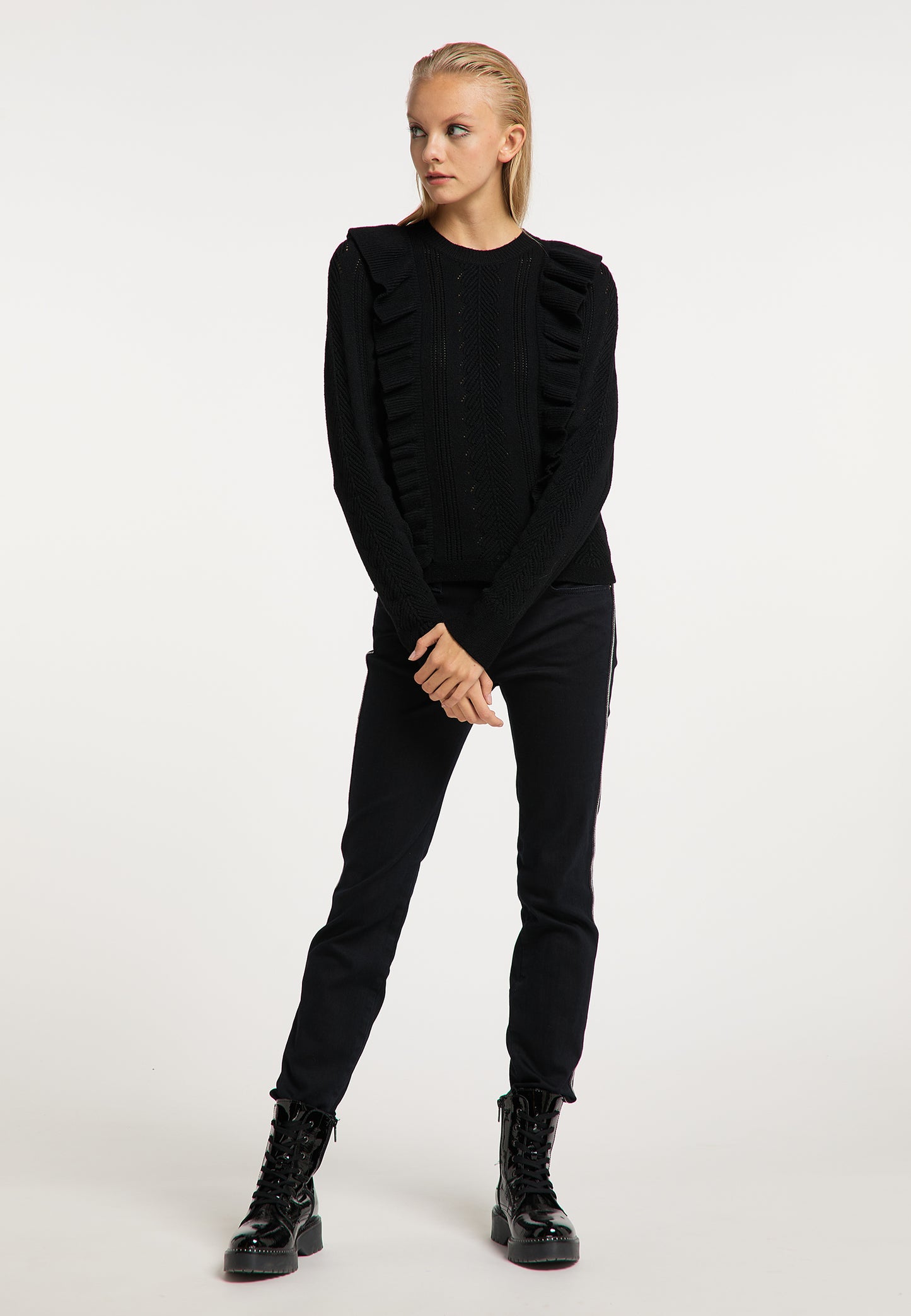 myMo ROCKS damski sweter dzianinowy