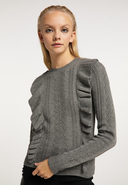 myMo ROCKS Damski Sweter Dziany
