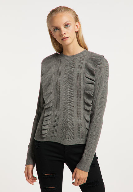 myMo ROCKS Damski Sweter Dziany