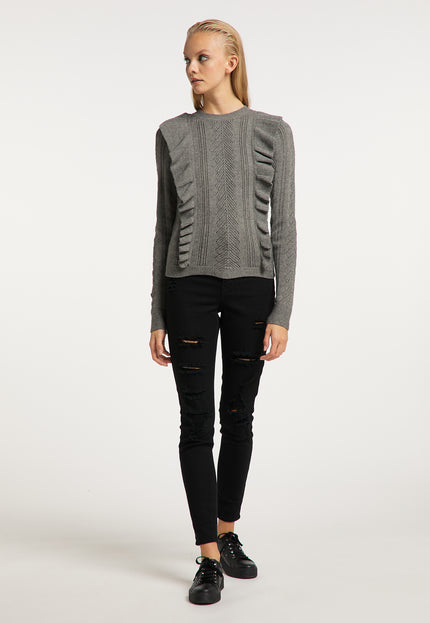 myMo ROCKS Damski Sweter Dziany