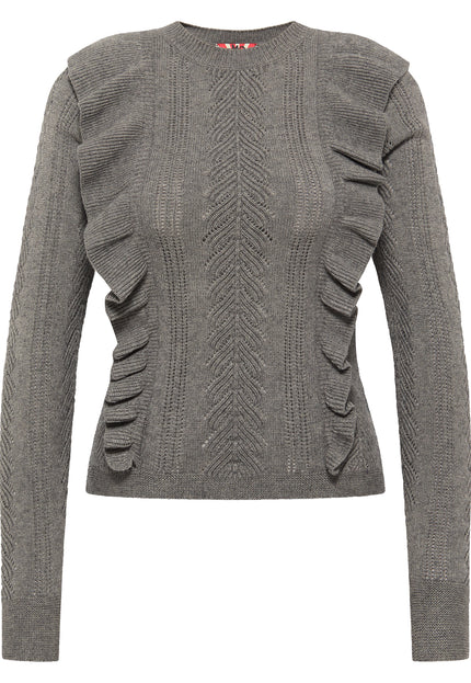 myMo ROCKS Damski Sweter Dziany