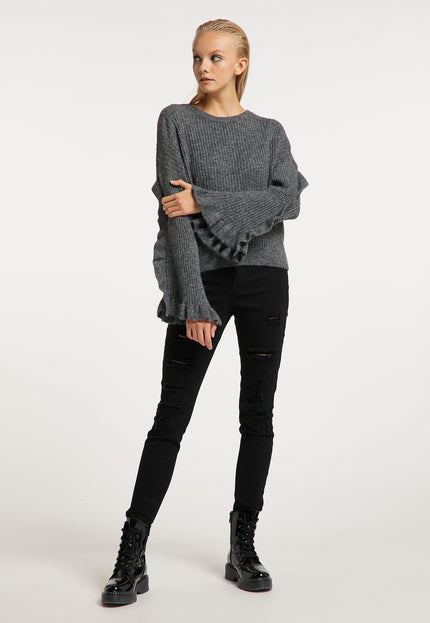 myMo ROCKS Damen Strickpullover
