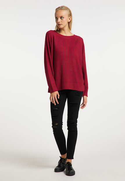 myMo ROCKS Damski Sweter Dzianinowy