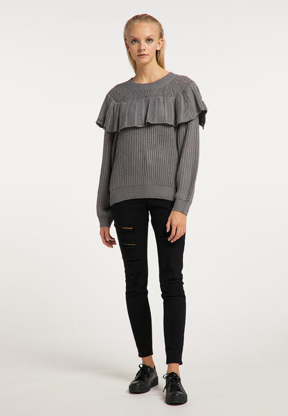 myMo ROCKS damski sweter dzianinowy