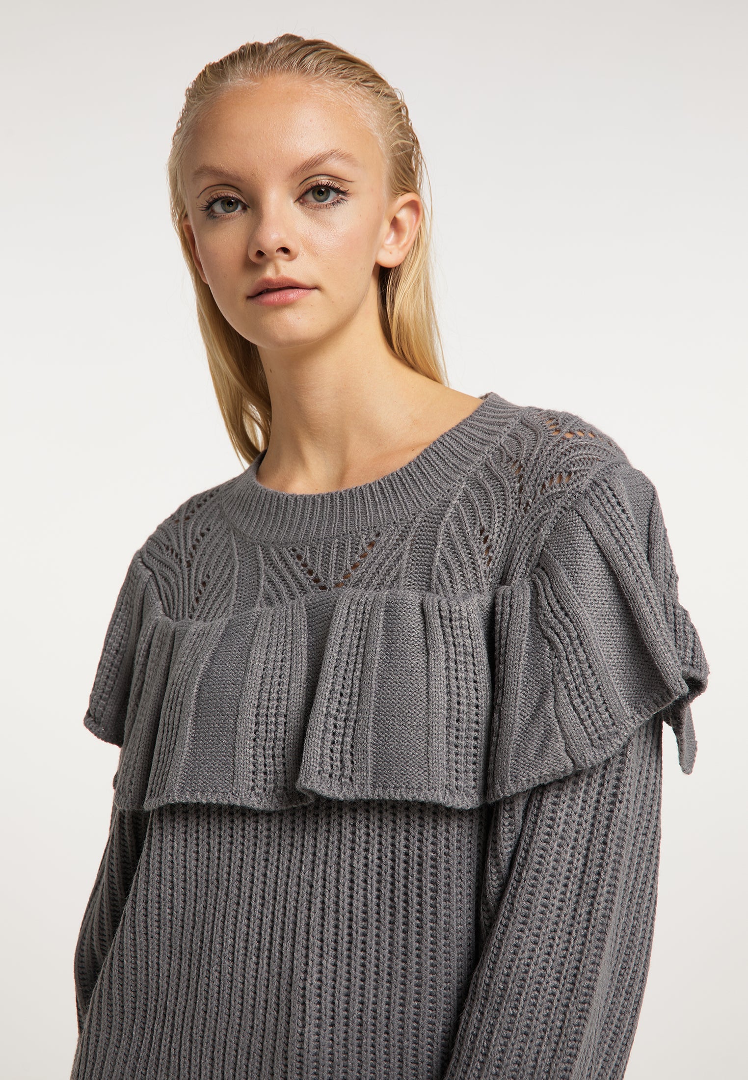 myMo ROCKS damski sweter dzianinowy