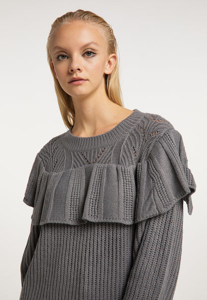 myMo ROCKS damski sweter dzianinowy