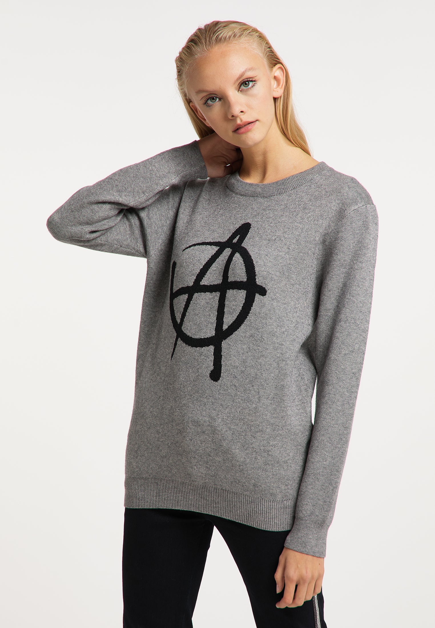 myMo ROCKS damski sweter dzianinowy