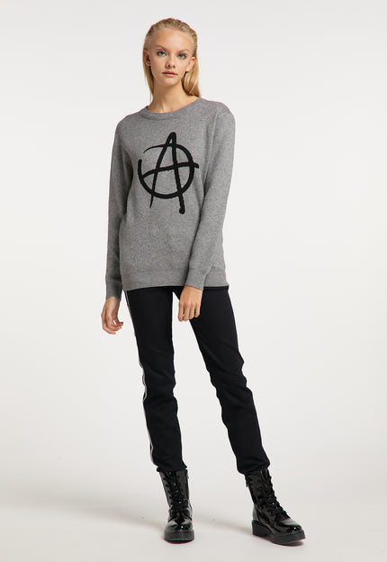 myMo ROCKS Damski Sweter Dziany