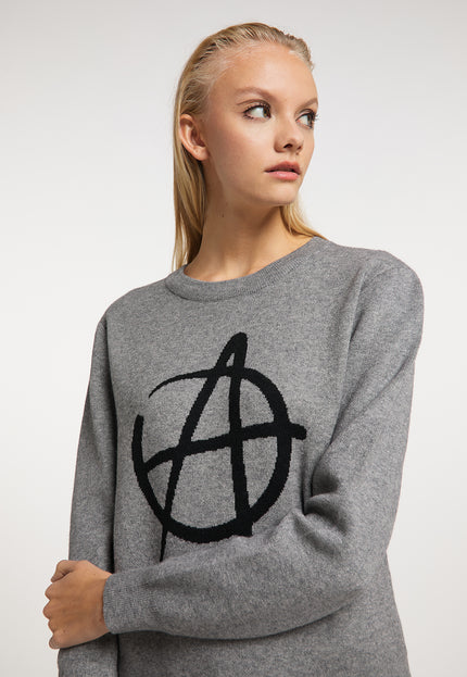 myMo ROCKS Damski Sweter Dziany