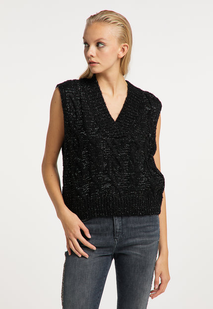 myMo ROCKS Women's Knitted Sweater Vest