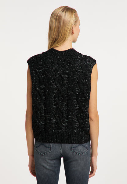 myMo ROCKS damska kamizelka dzianinowa