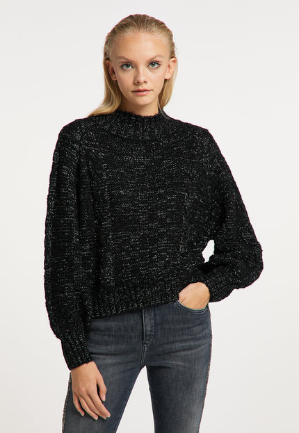 myMo ROCKS Damski Sweter Dzianinowy