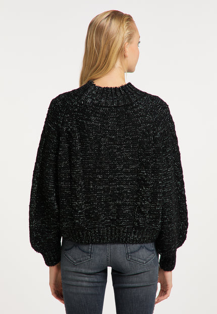 myMo ROCKS Damski Sweter Dzianinowy