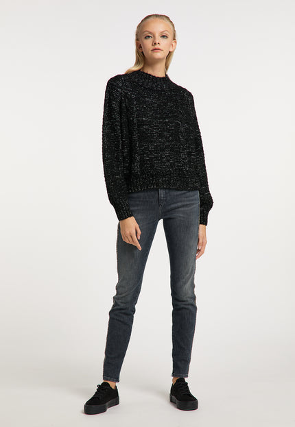 myMo ROCKS Damski Sweter Dzianinowy