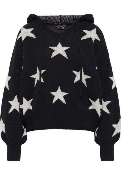 myMo ROCKS Damen Strickhoodie