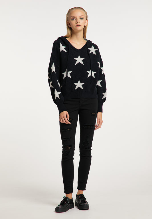 myMo ROCKS Women's Knitted Hoodie