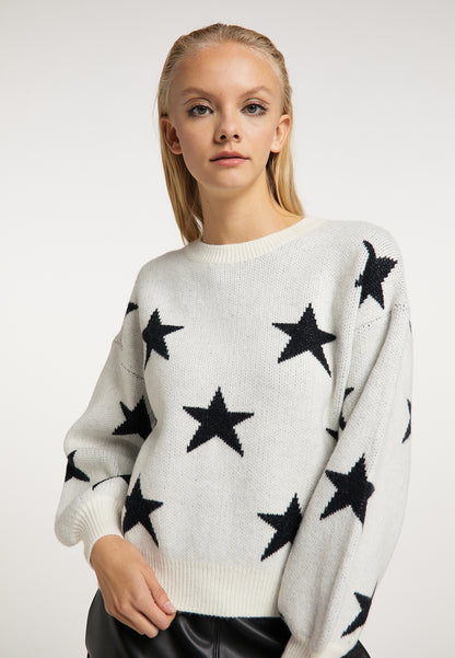 myMo ROCKS damski sweter dzianinowy