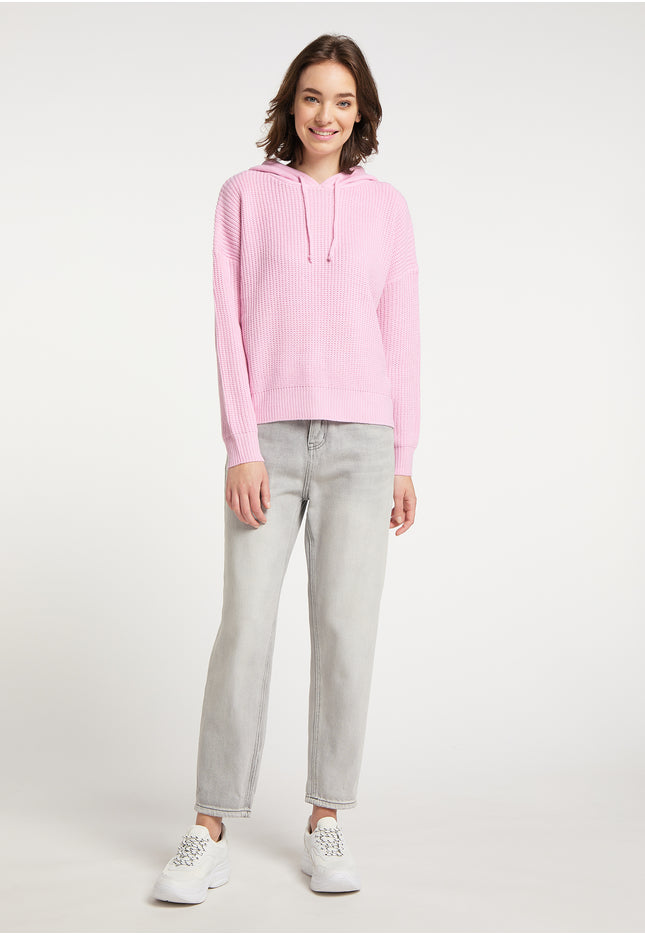 myMo Women's Knitted Hoodie