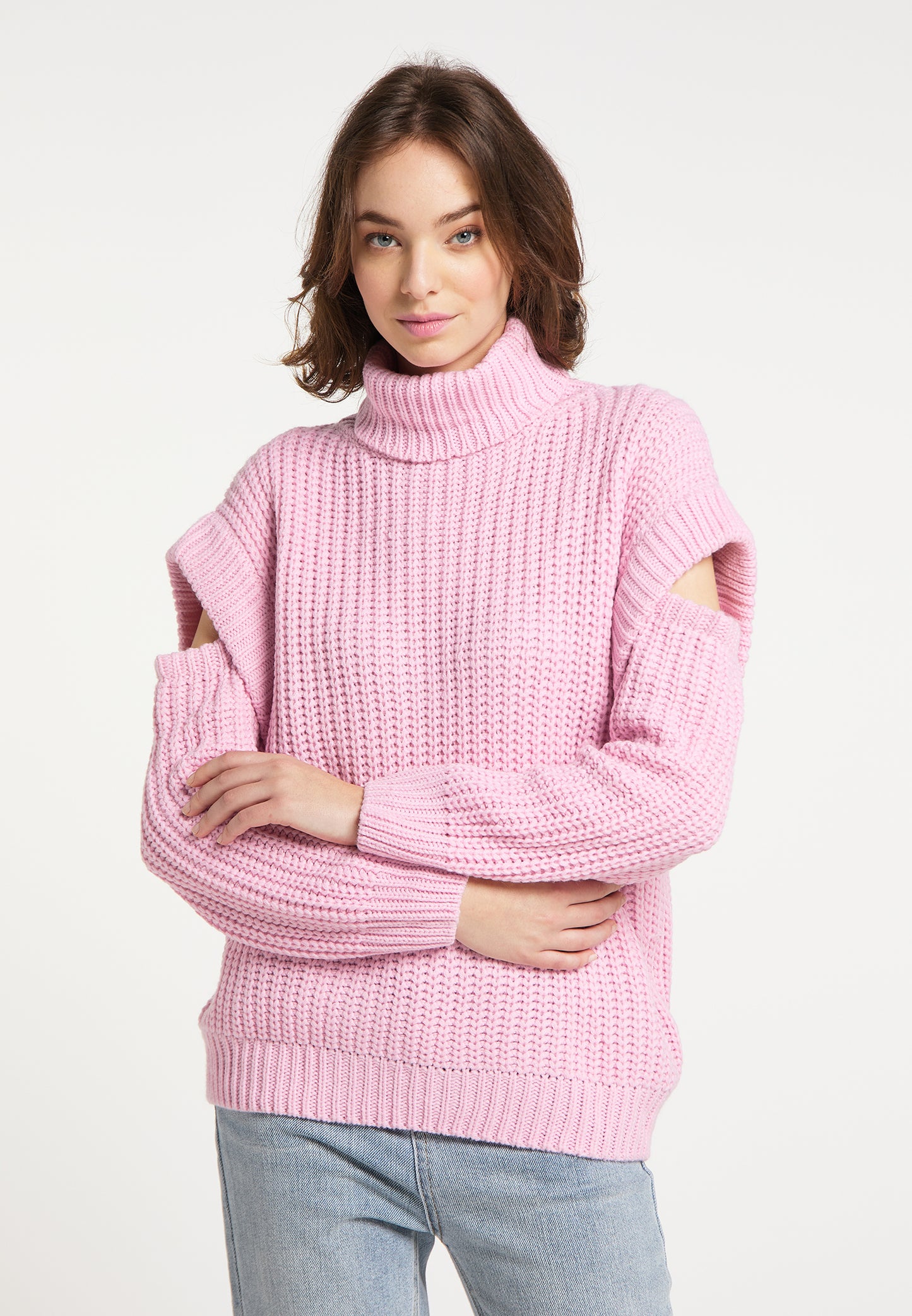 myMo Damen Rollkragenpullover